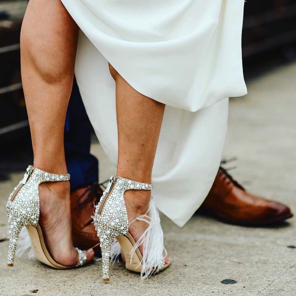 JIMMY CHOO Ostrich feather VIOLA heel 💫 - Picture 3 of 10